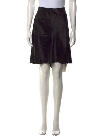 Vince Raw-Edge Trim Knee-Length Skirt