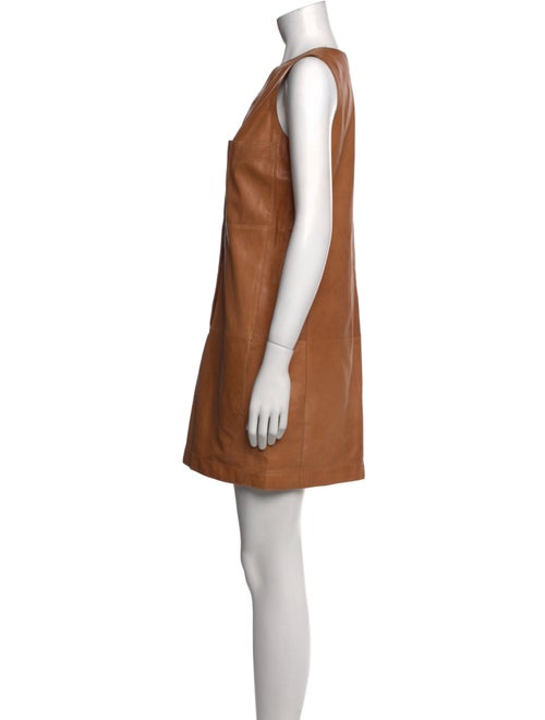 Vince Leather Mini Dress