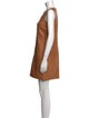 Vince Leather Mini Dress