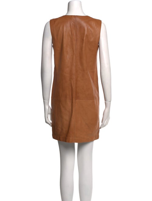 Vince Leather Mini Dress