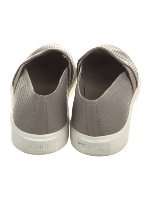 Vince Leather Eyelet Trim Loafers