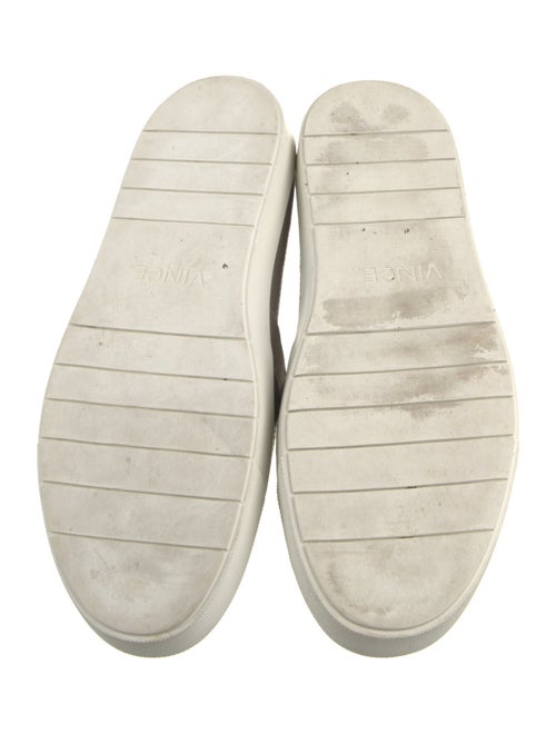 Vince Leather Eyelet Trim Loafers