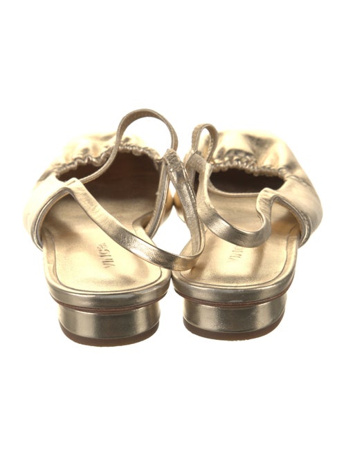 Vince Leather Slingback Flats