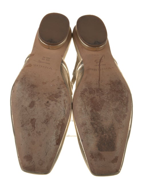 Vince Leather Slingback Flats