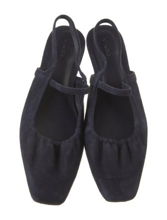 Vince Leather Slingback Flats