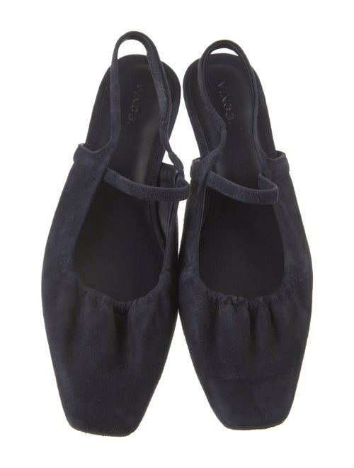 Vince Leather Slingback Flats