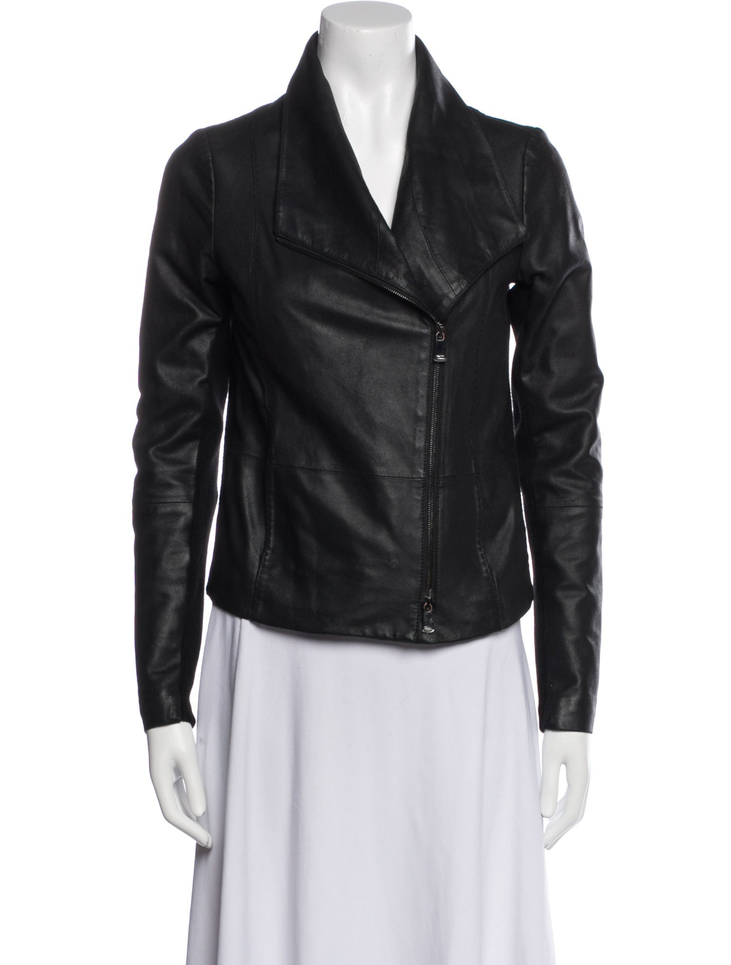 Vince Goat Leather Biker Jacket