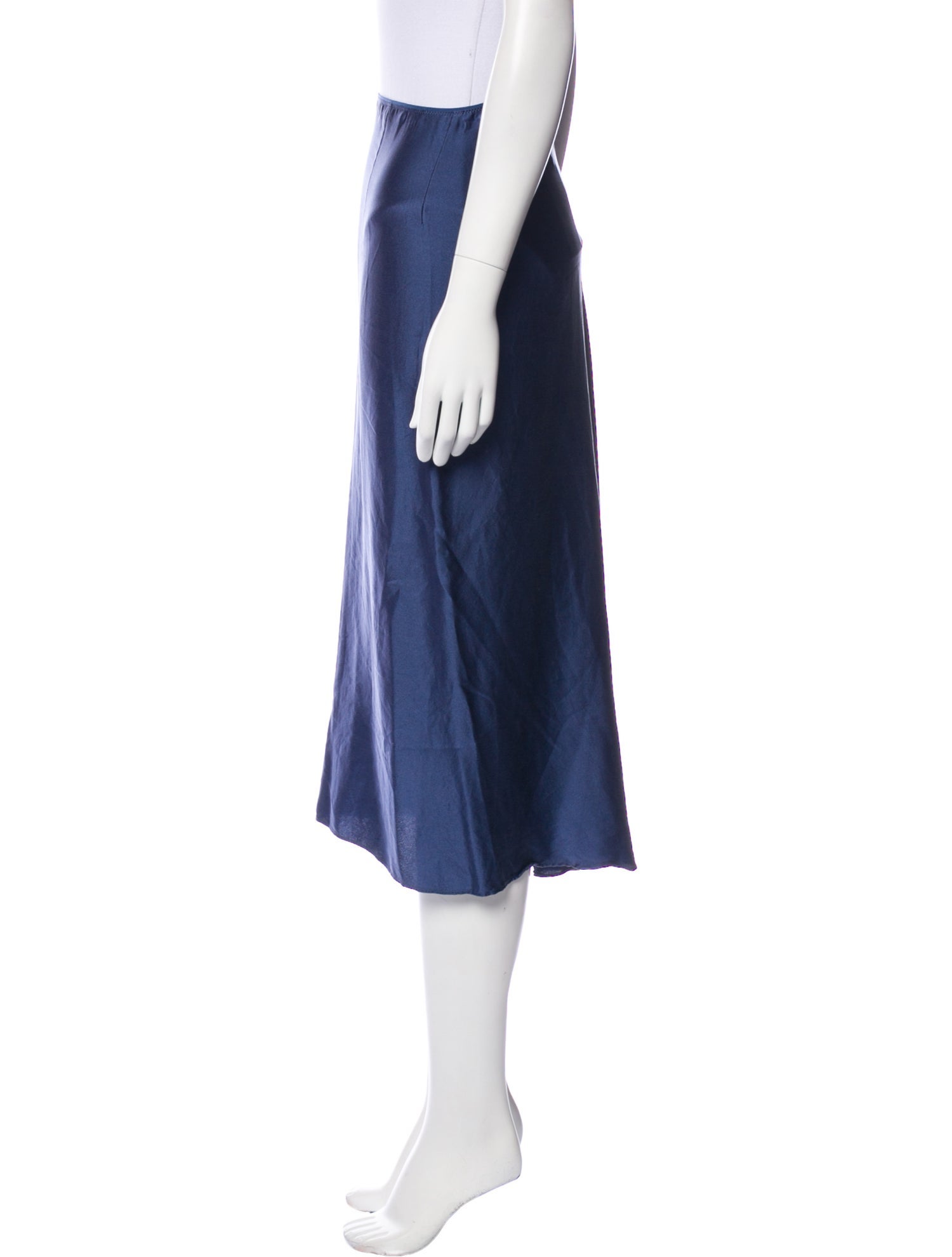 Vince Silk Midi Length Skirt