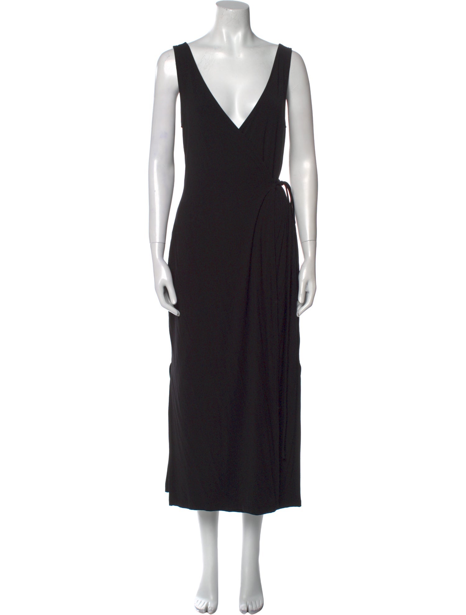 Vince V-Neck Midi Length Dress