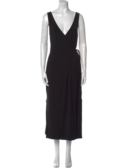 Vince V-Neck Midi Length Dress
