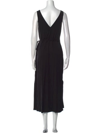 Vince V-Neck Midi Length Dress