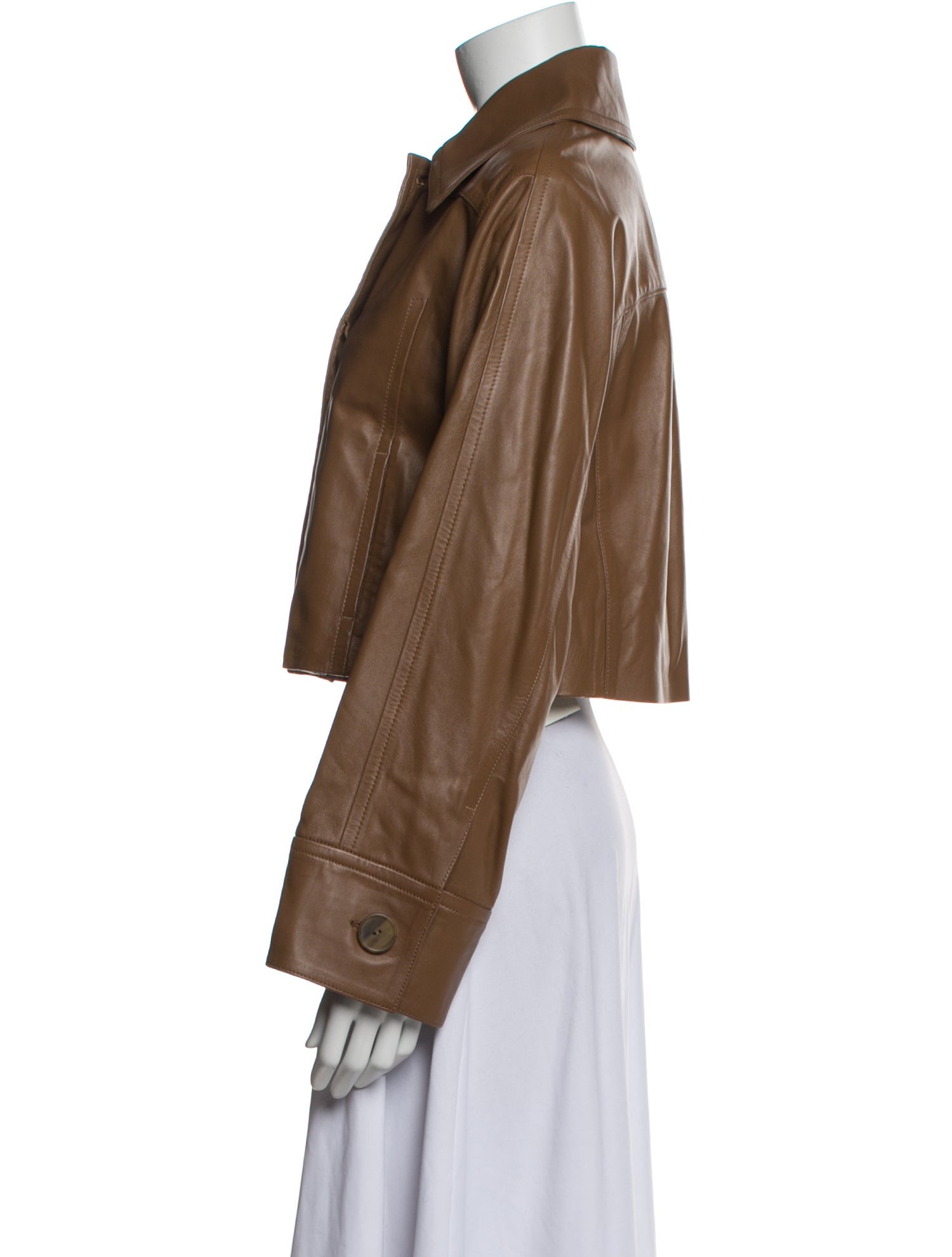 Vince Lamb Leather Biker Jacket