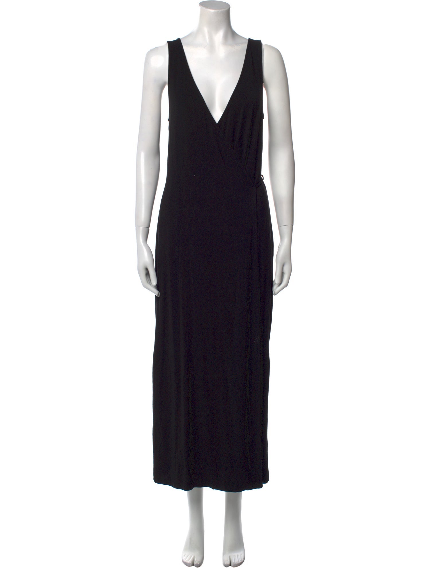 Vince V-Neck Long Dress