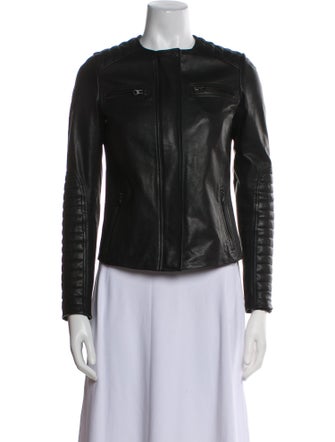 Vince Leather Biker Jacket