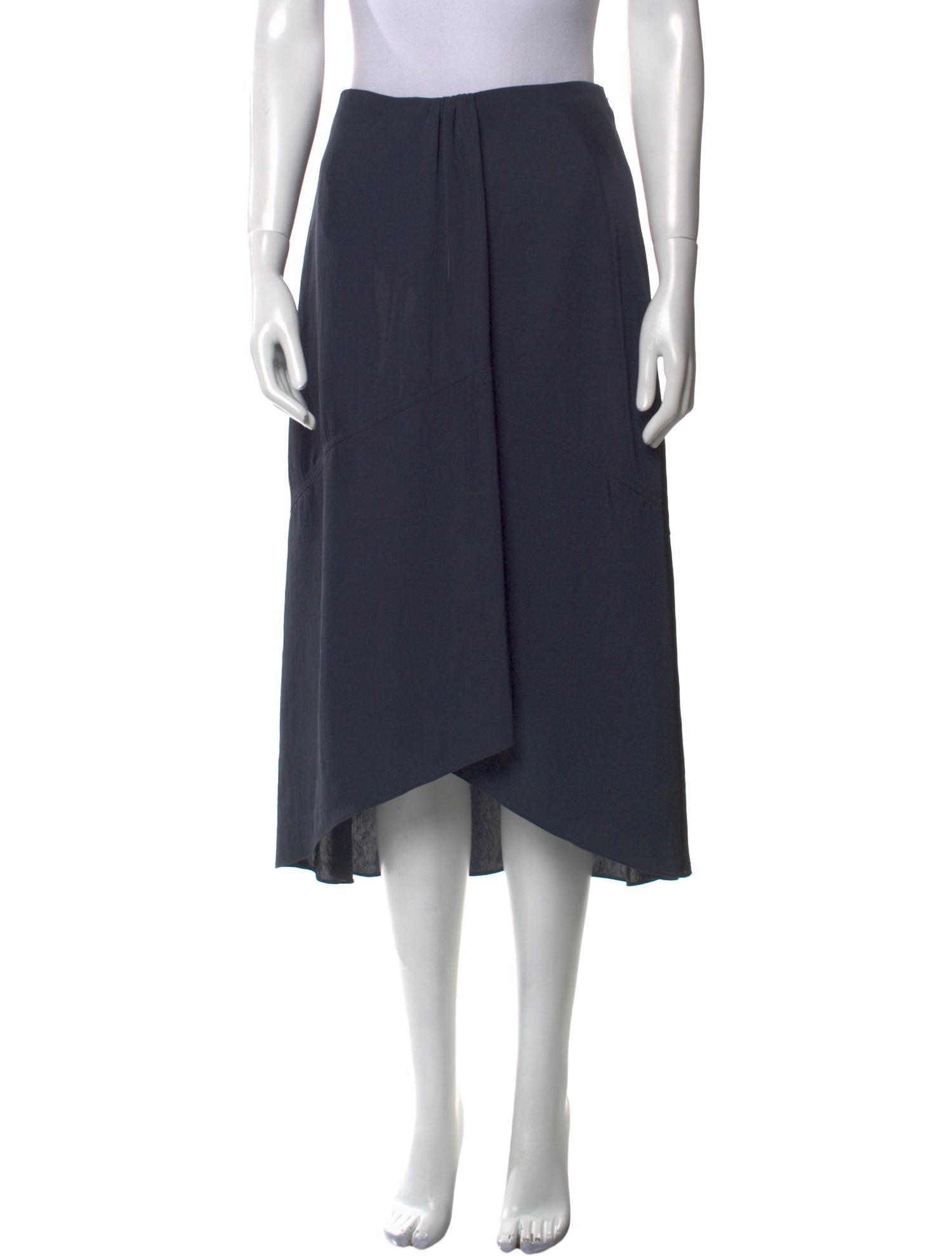 Vince Pleated Accents Midi Length Skirt w/ Tags