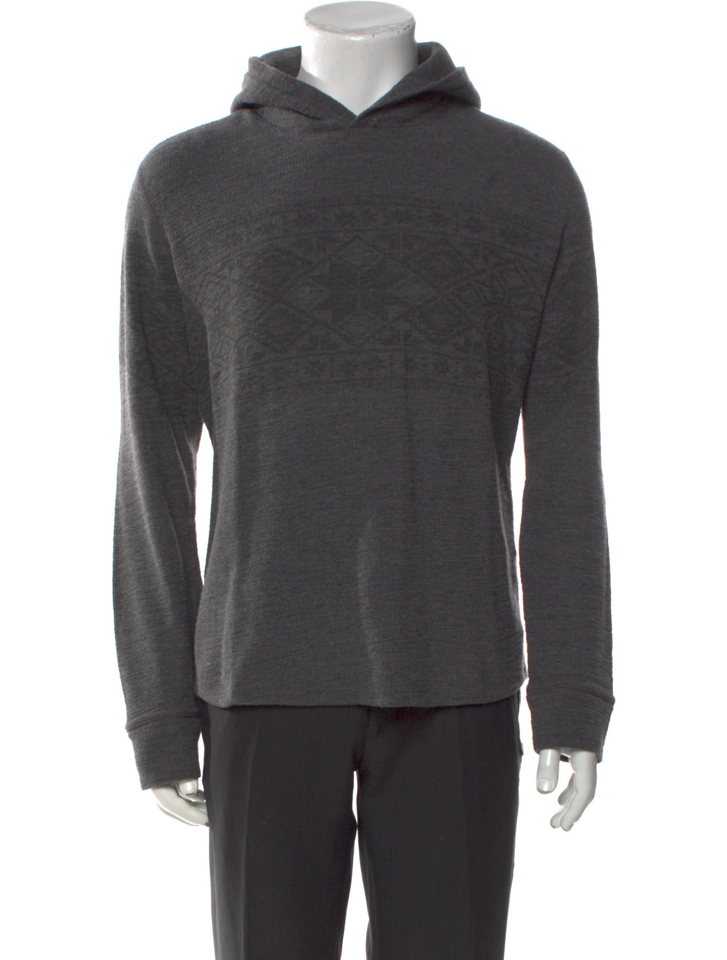 Vince Graphic Print Crew Neck Hoodie