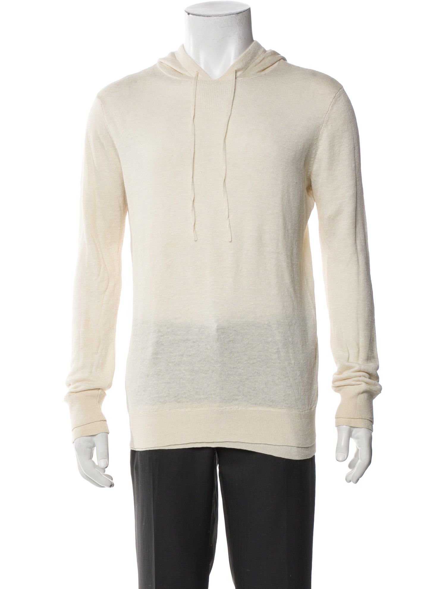Vince Linen Mock Neck Polo Sweater