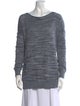 Vince Striped Scoop Neck Sweater