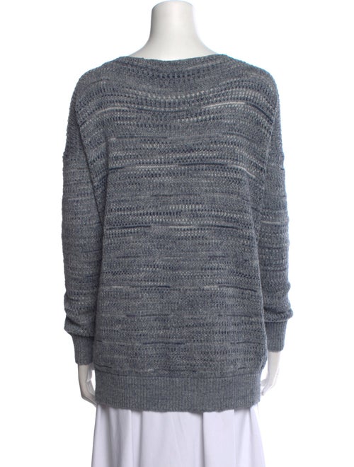 Vince Striped Scoop Neck Sweater