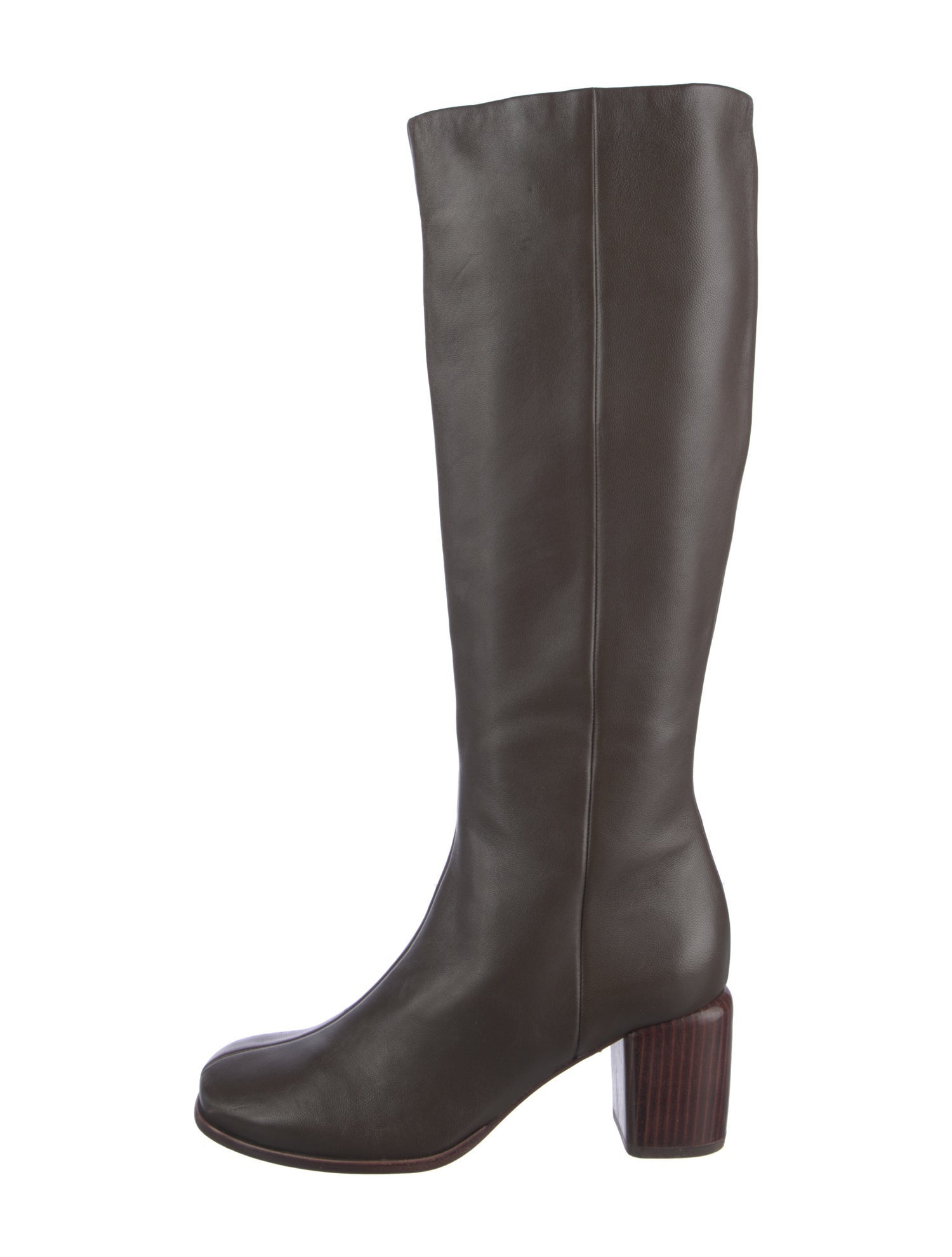 Vince Leather Riding Boots