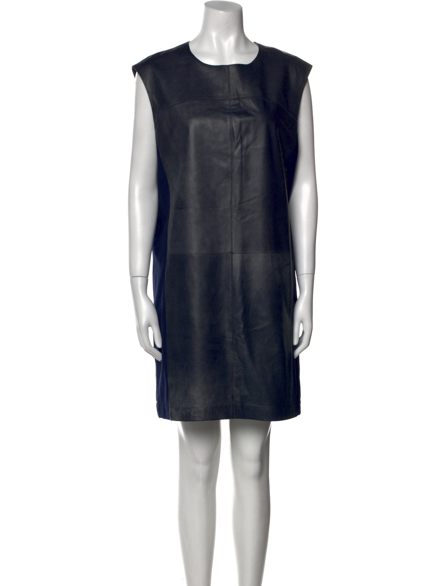 Vince Lamb Leather Mini Dress