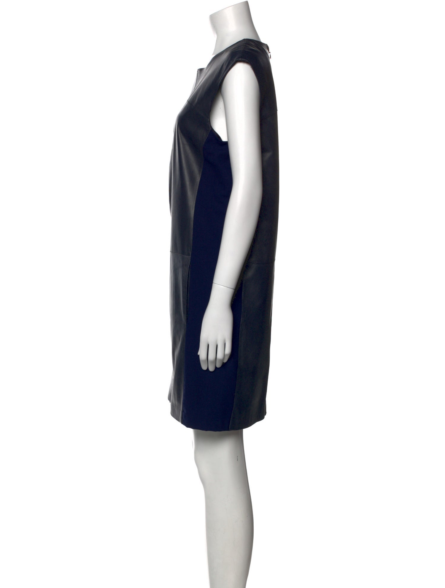 Vince Lamb Leather Mini Dress