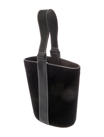 Vince Suede Top Handle Bag