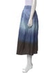 Vince Colorblock Pattern Midi Length Skirt