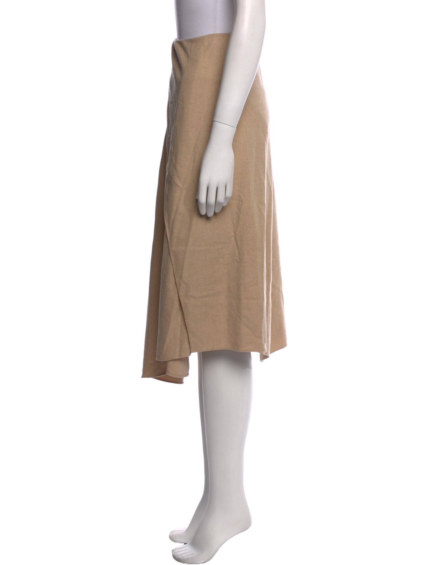 Vince Pleated Accents Midi Length Skirt w/ Tags