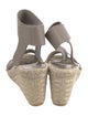Vince Leather Whipstitch Trim Espadrilles