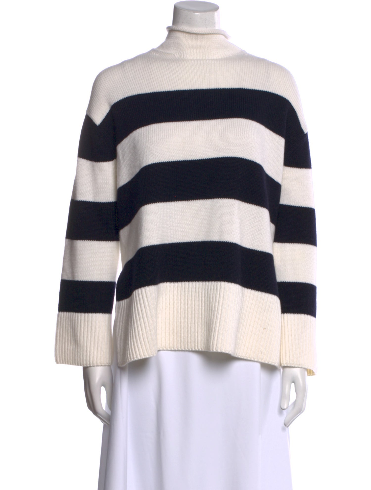 Vince Striped Turtleneck Sweater