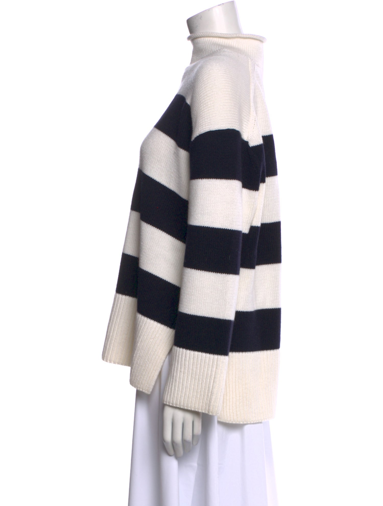 Vince Striped Turtleneck Sweater