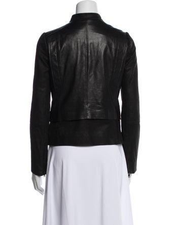 Vince Lamb Leather Biker Jacket