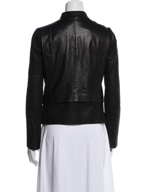 Vince Lamb Leather Biker Jacket