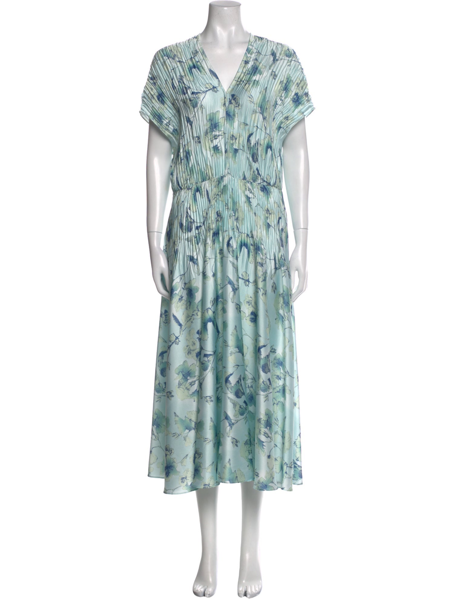 Vince Printed Long Dress