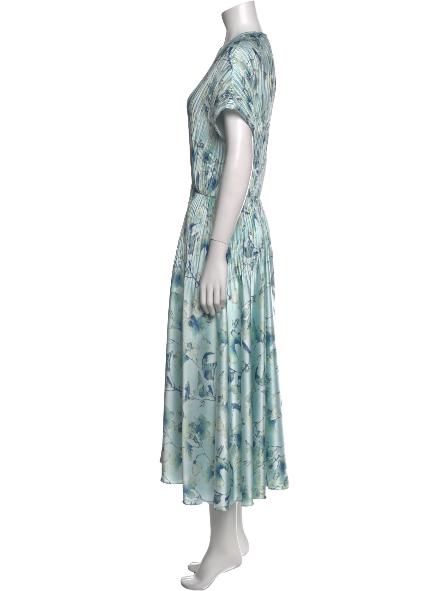 Vince Printed Long Dress