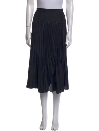 Vince Raw-Edge Trim Midi Length Skirt