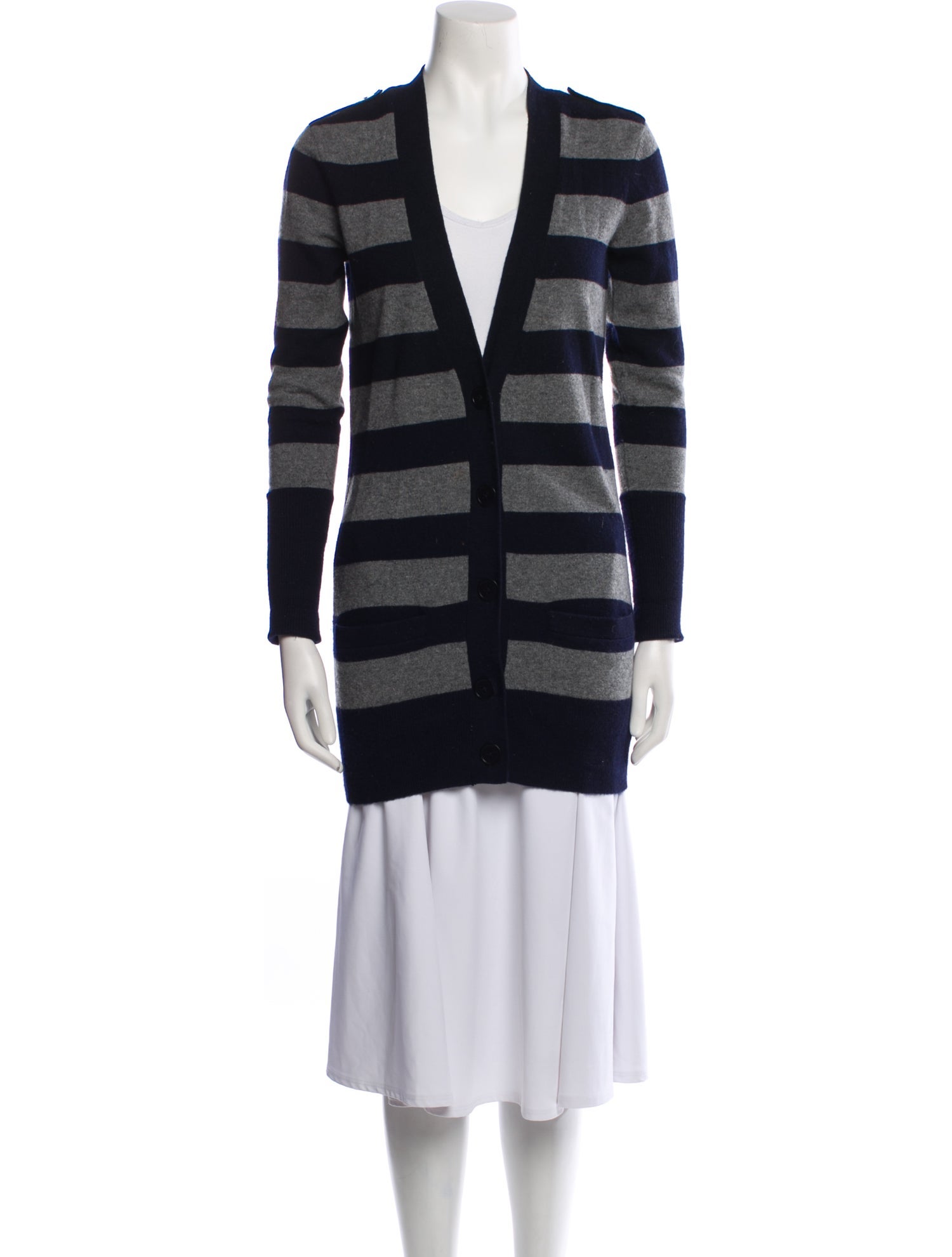 Vince Cashmere Striped Sweater