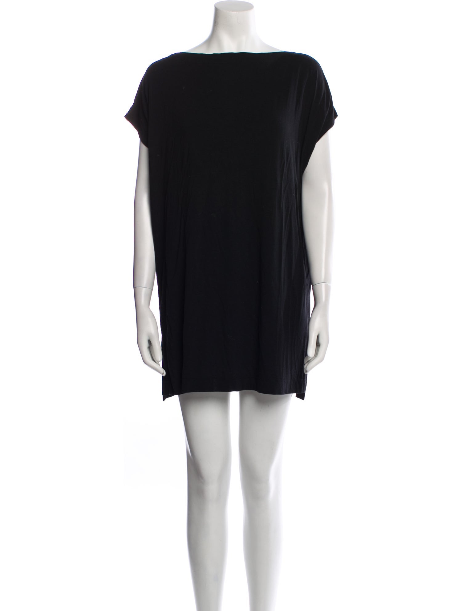 Vince Bateau Neckline Mini Dress