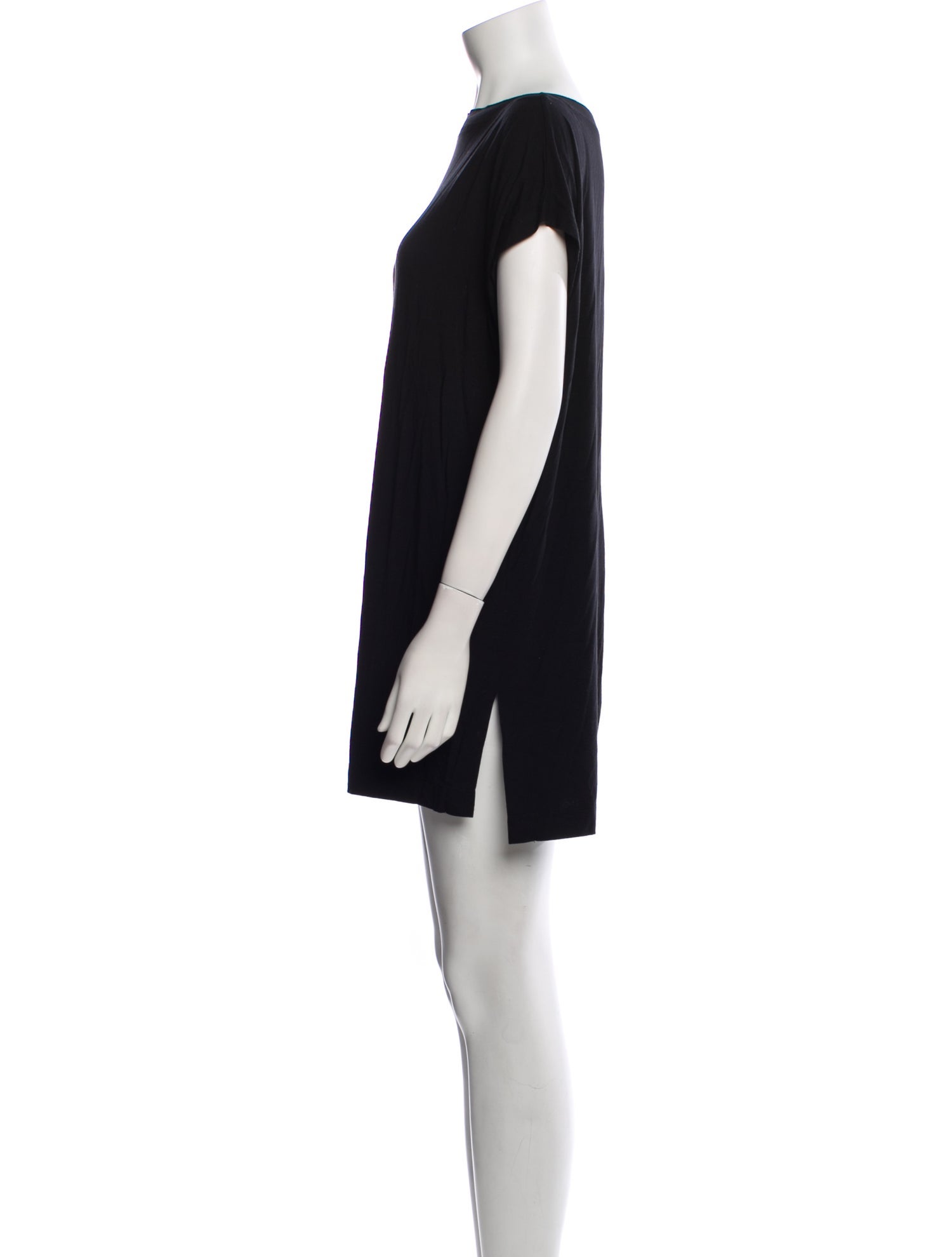 Vince Bateau Neckline Mini Dress