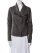 Vince Goat Leather Biker Jacket