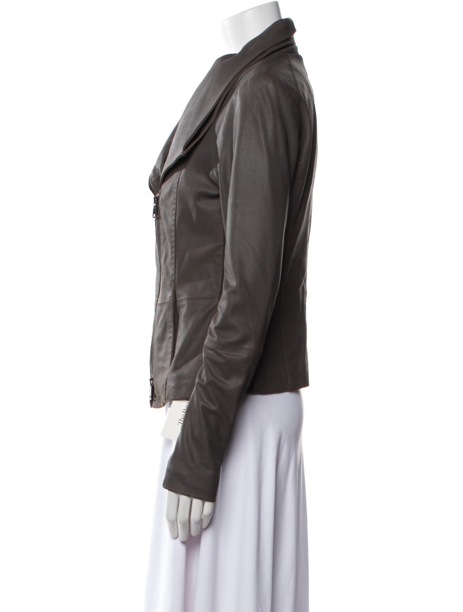 Vince Goat Leather Biker Jacket