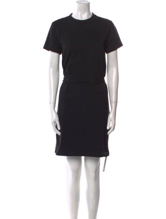 Vince Crew Neck Mini Dress