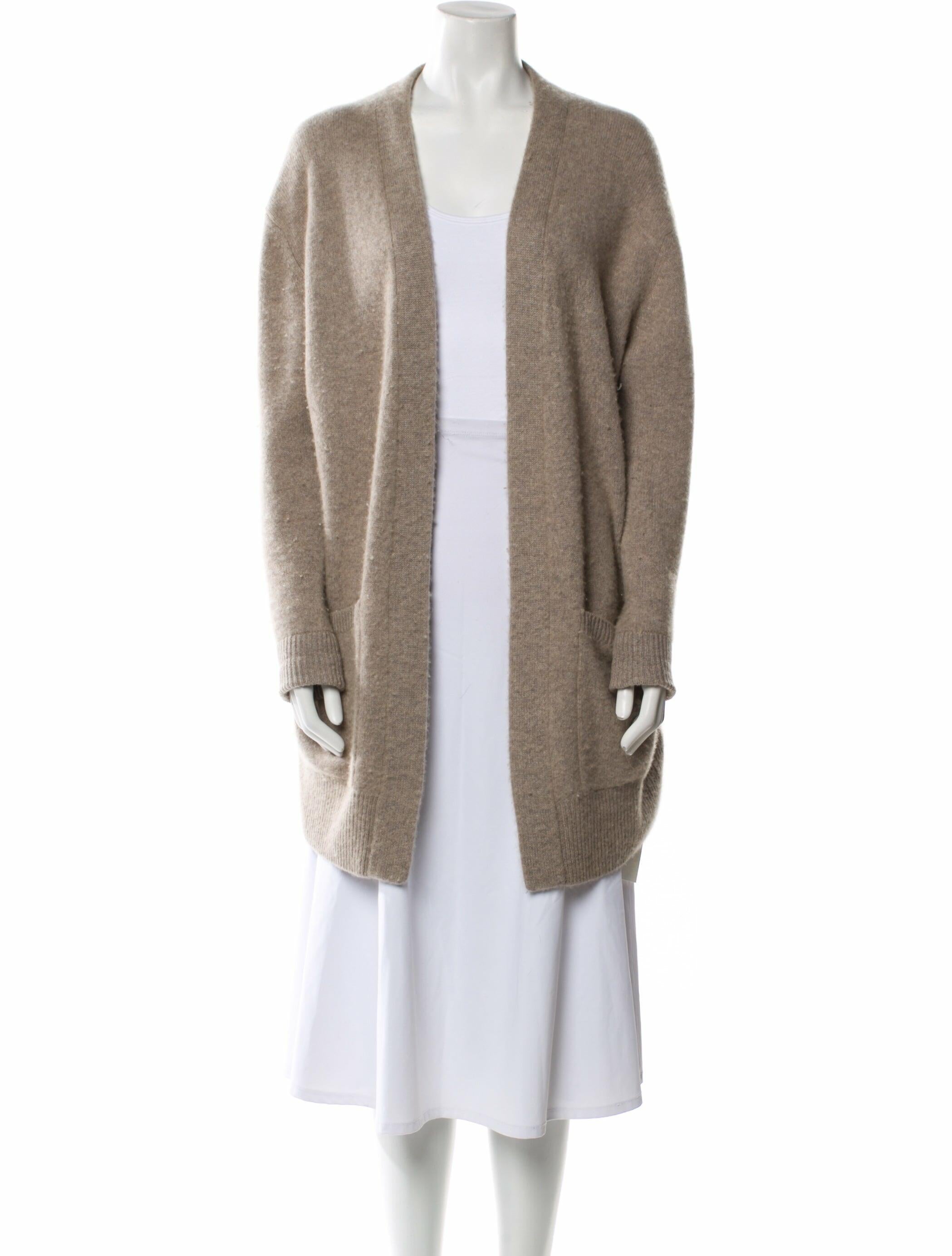 Vince Cashmere Open Front Sweater