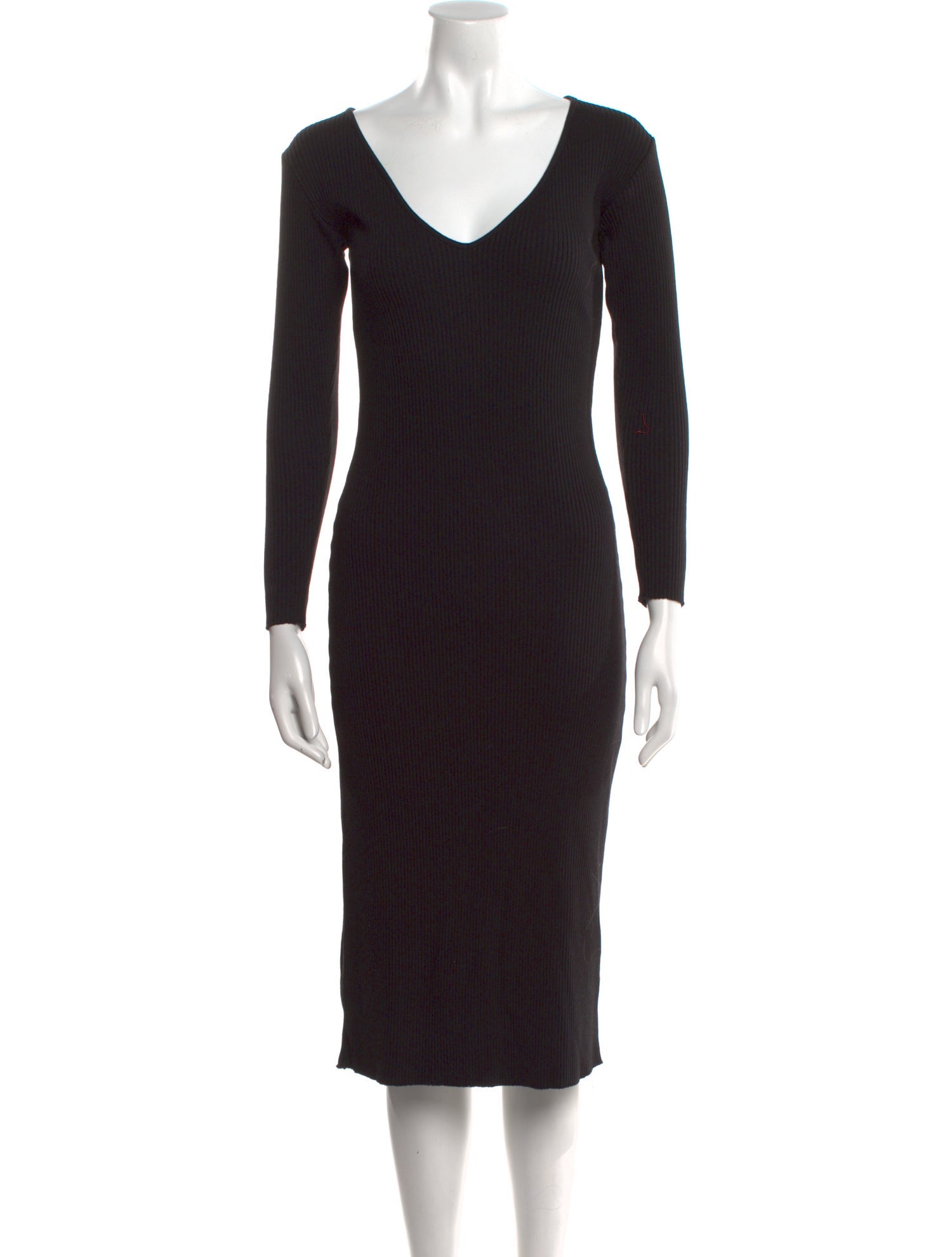 Vince V-Neck Midi Length Dress