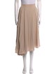 Vince Pleated Accents Midi Length Skirt