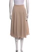 Vince Pleated Accents Midi Length Skirt