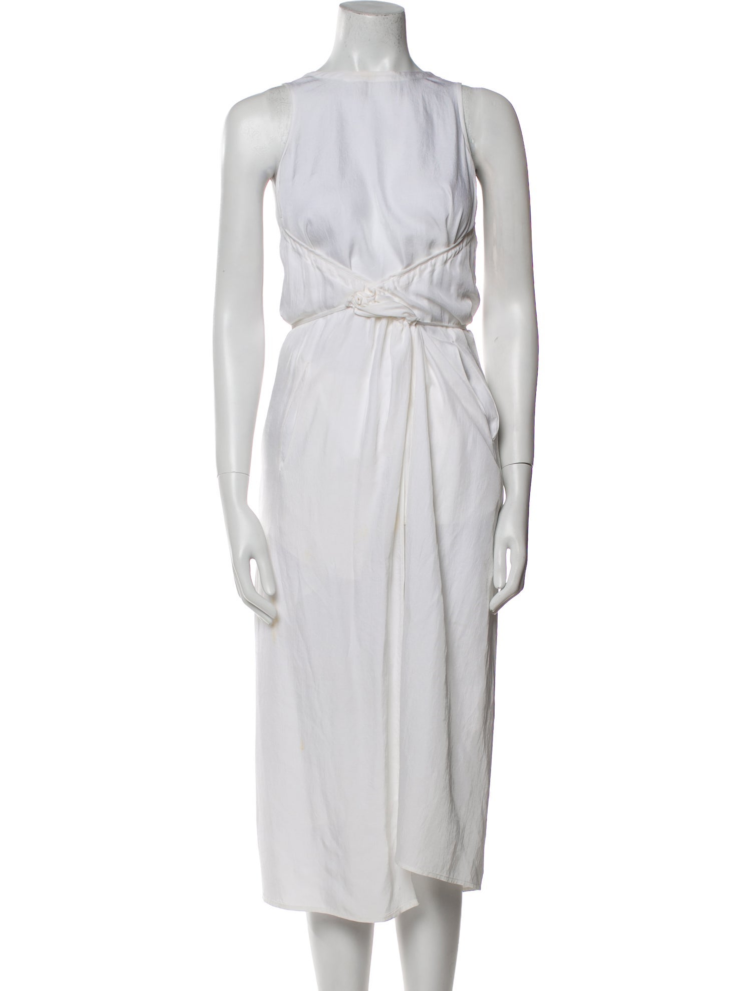 Vince Crew Neck Midi Length Dress