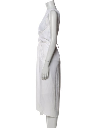 Vince Crew Neck Midi Length Dress