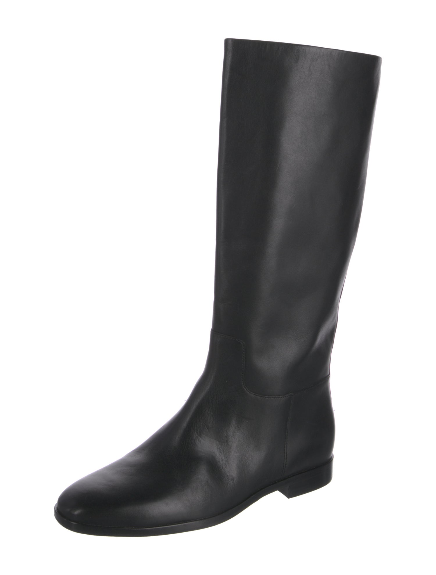 Vince Leather Riding Boots